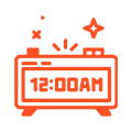 Radiand inn and suites AM/FM Clock Radio